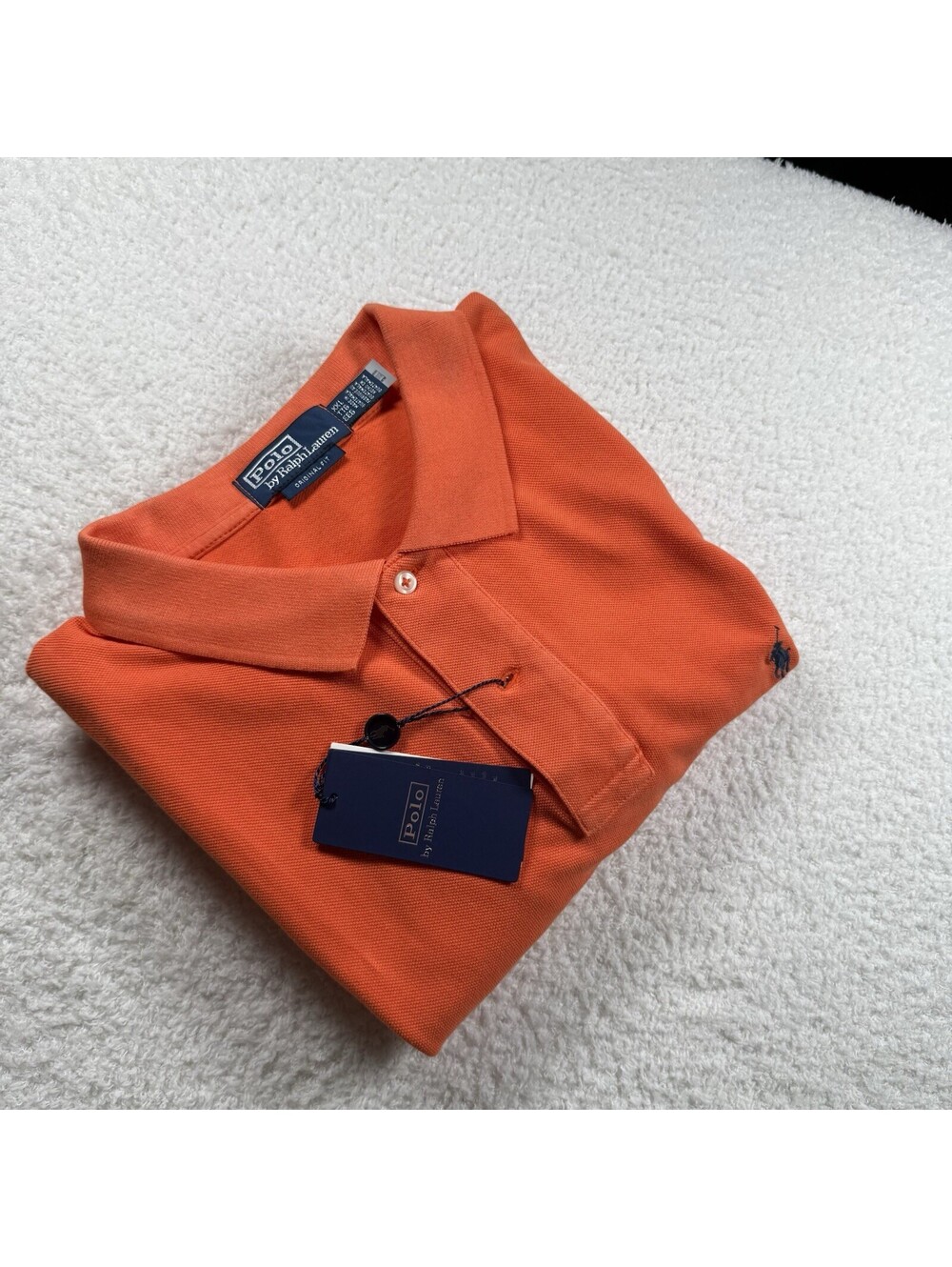 Polo Ralph Lauren Mens XXL Orange Classic Fit Mesh Polo Shirt NWT $168